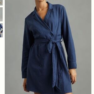 Cloth & Stone Belted Blazer Dress Size Small